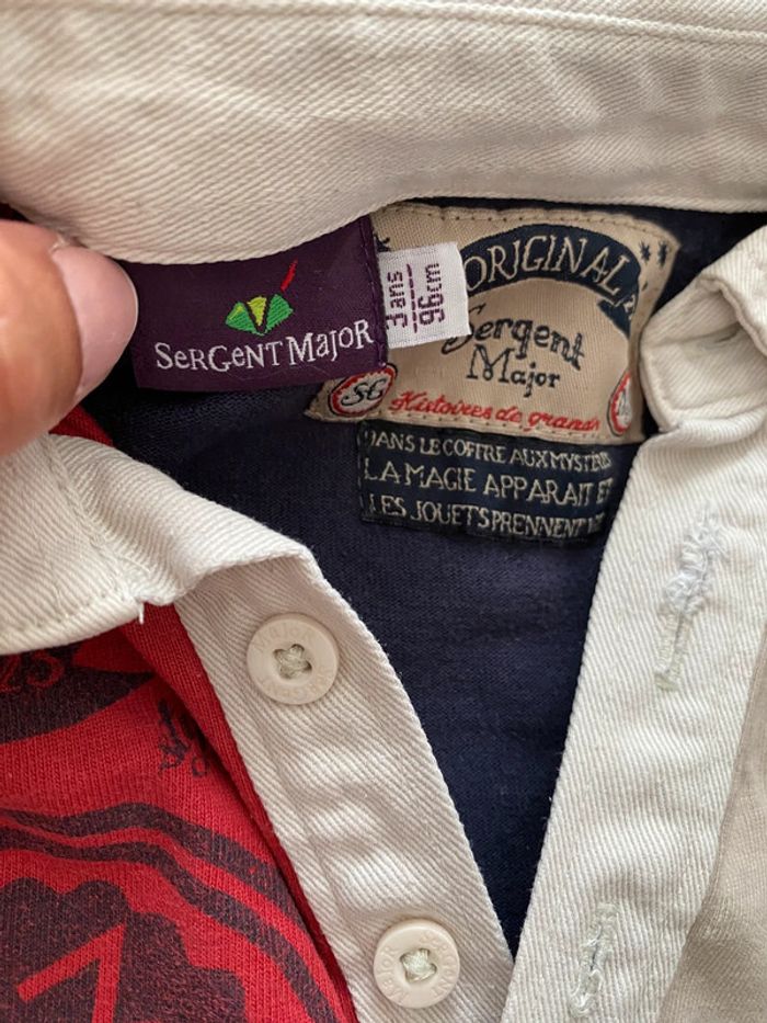 Lot 3 polos manches longues - Sergent Major - 3 ans - TBE - photo numéro 10
