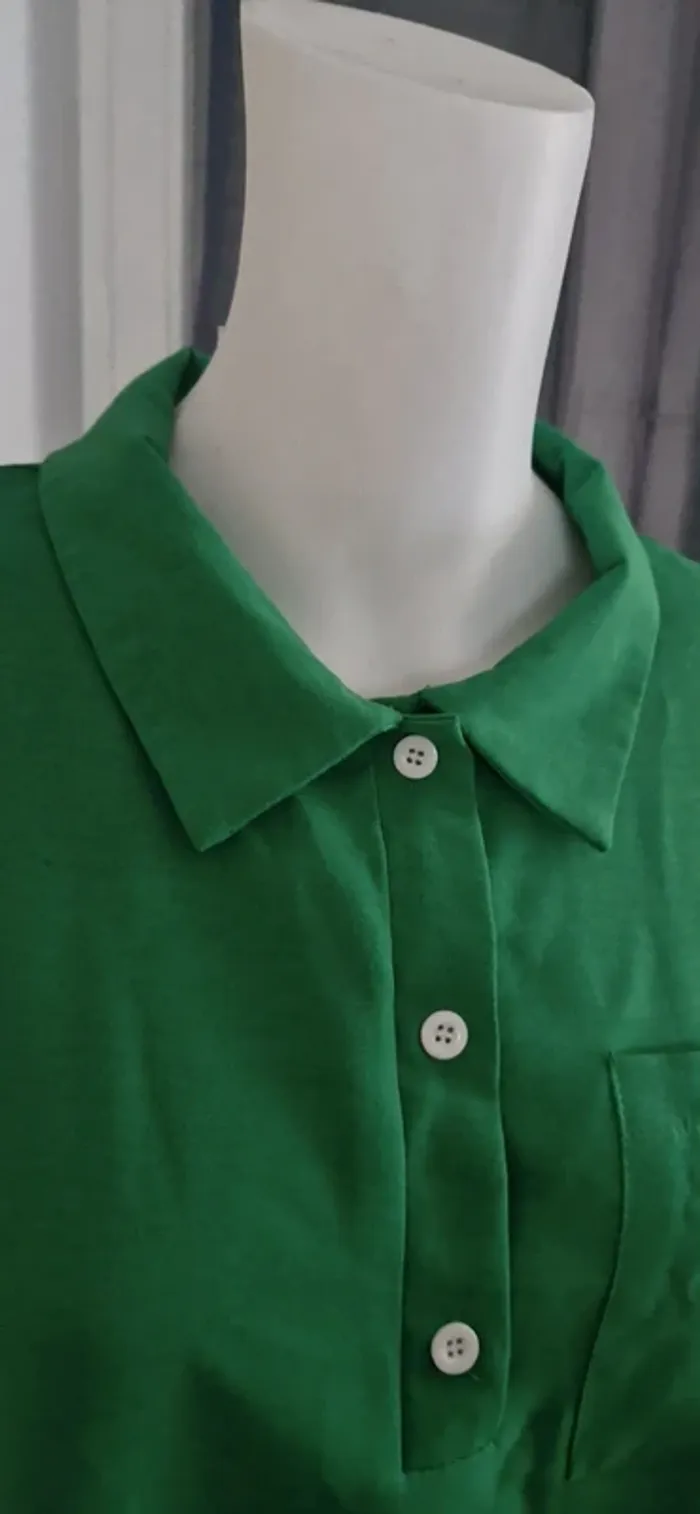 Magnifique robe chemise verte taille XL - photo numéro 4