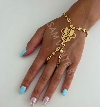 Bracelet chaîne de main Paso Mano Minnie