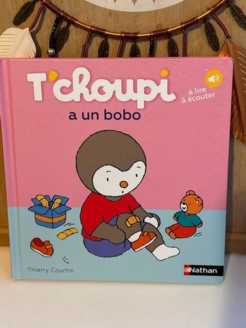 Livre tchoupi à un bobo 