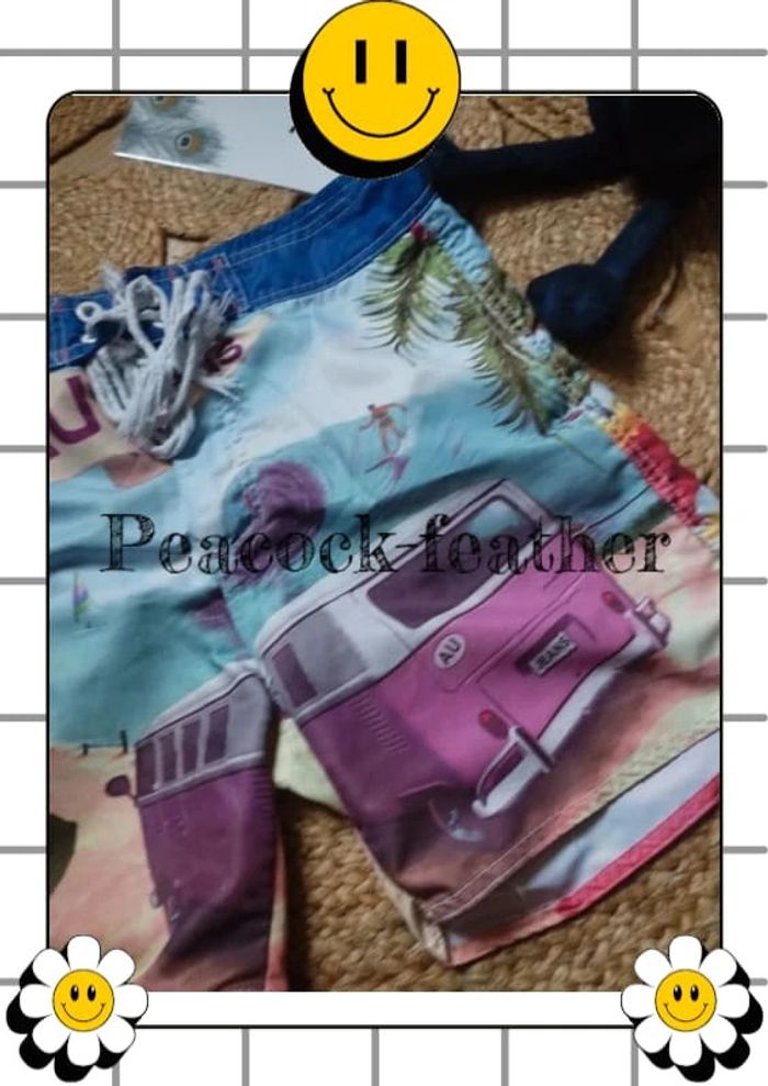 Short de plage homme M austar jeans - photo numéro 3