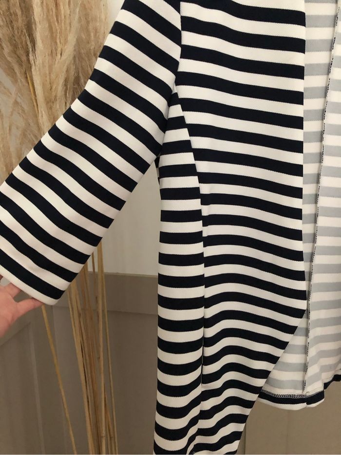 Blazer rayé manches 3/4 S/m - photo numéro 2