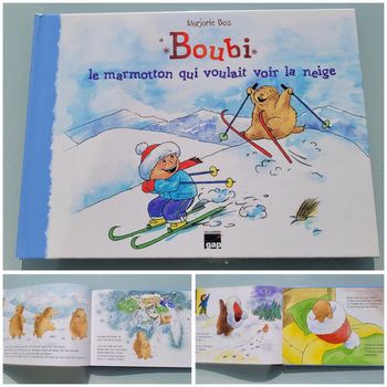 Livre Boubi, le marmotton qui voulait voir la neige