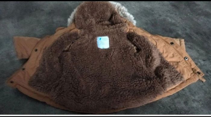 Manteau veste marron 6 mois très bon etat - photo numéro 3