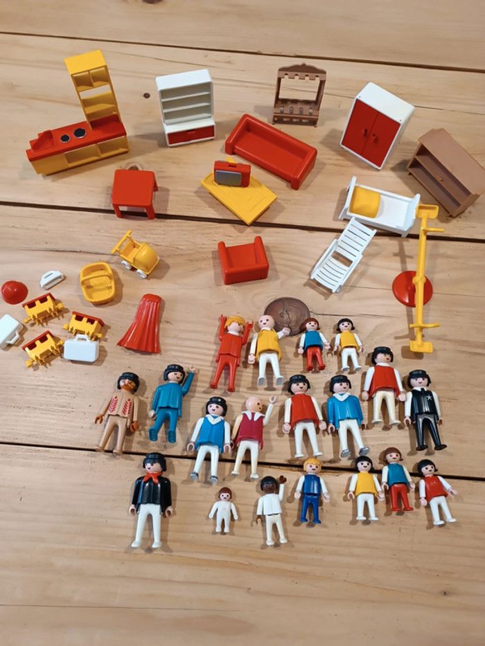Lot Playmobil vintage année 85-90