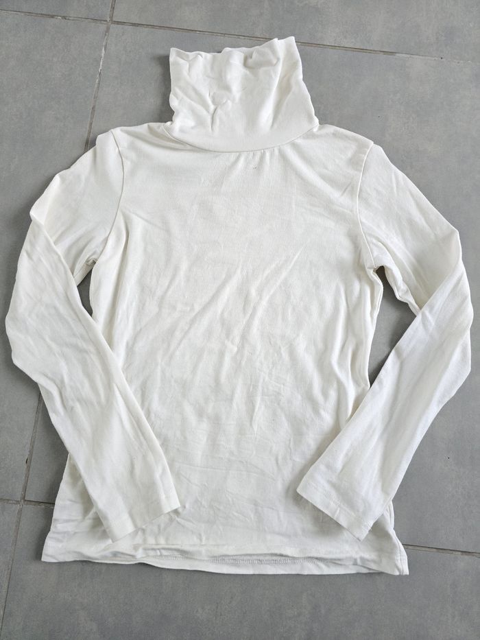 Sous pull fille 11/12 ans blanc