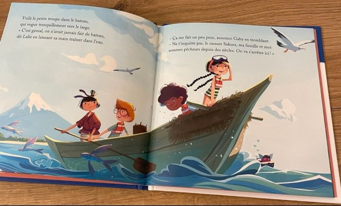 Livre enfant La grande Vague l’histoire des Trois Cousins - photo numéro 4