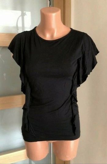 Beau tee-shirts  volant , 34/36 noir