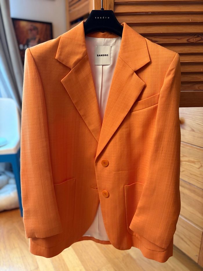 Veste Sandro orange - photo numéro 3