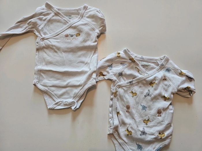 2 bodies bébé mixte