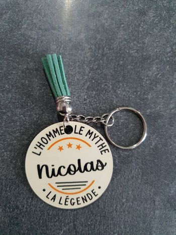 Porte clé l'homme de le mythe