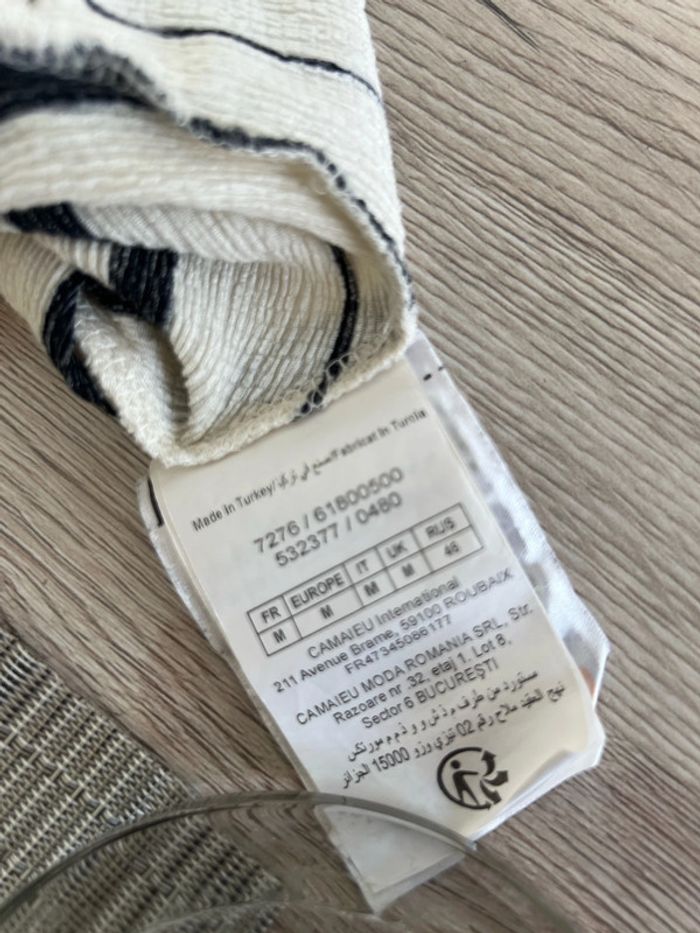 Blouse à rayures manches trois quart - photo numéro 6