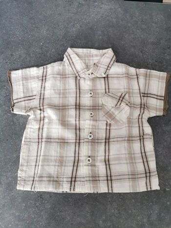 Chemise garçon 12 mois