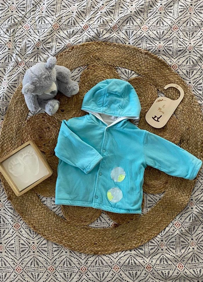 Veste réversible automne hiver garçon 6 mois 👧🏼