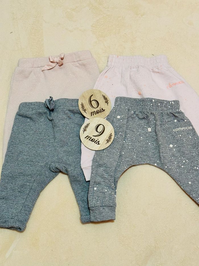 Lot 4 pantalons jogging