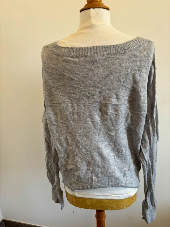 Pull gris basique, Tommy Hilfiger - photo numéro 7