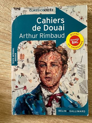 Livre Cahiers de Douai d’Arthur Rimbaud