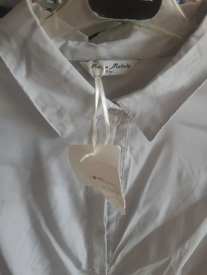 Chemise unie grise - photo numéro 3