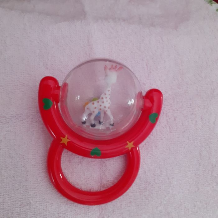 Sophie la girafe: Doudou avec grelot+ Hochet - photo numéro 10