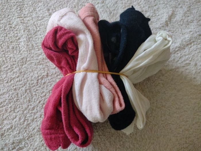 4 Collants hiver + un fin