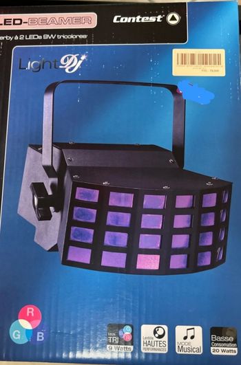 Jeux de lumière led beamer contest beuf
