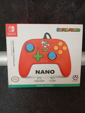 Manette nano officielle Nintendo switch Super Mario rouge