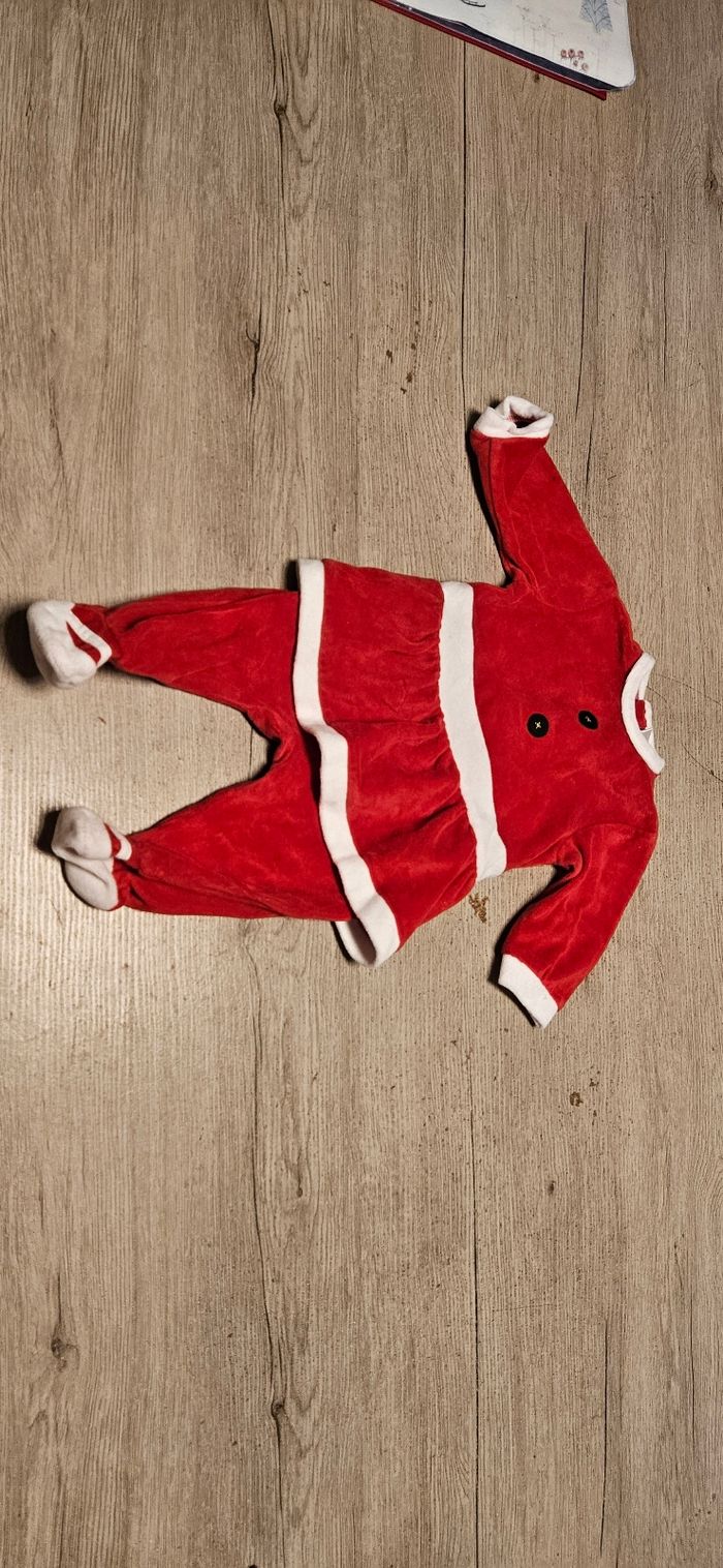 Pyjama costume de Noel, Tex, 6 mois, nickel