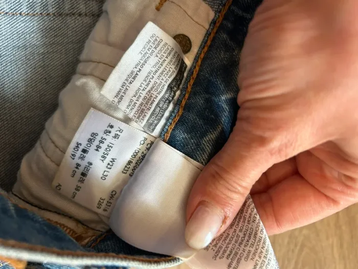 Levi ´s Jean, femme bleue modèle 501 S - photo numéro 8