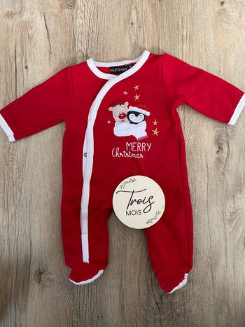 Pyjama noël in extenso 3 mois