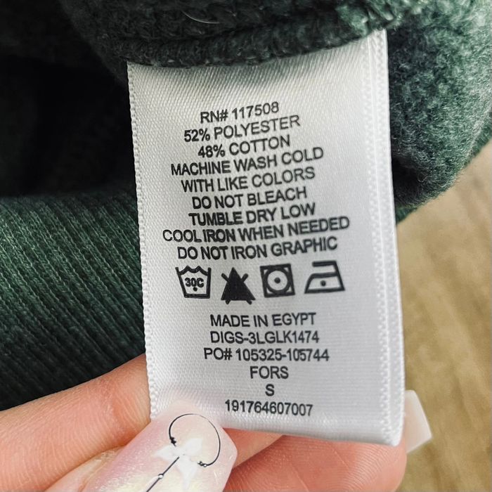 Pull/sweat à capuche vert et gris Levi Strauss & Co spour homme, taille S - photo numéro 5