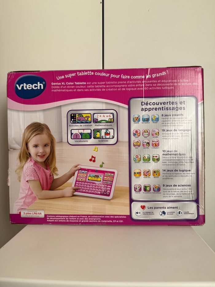 Tablette Genius Xl VTECH couleur rose cadeau Noël 🎅🎄 - photo numéro 2