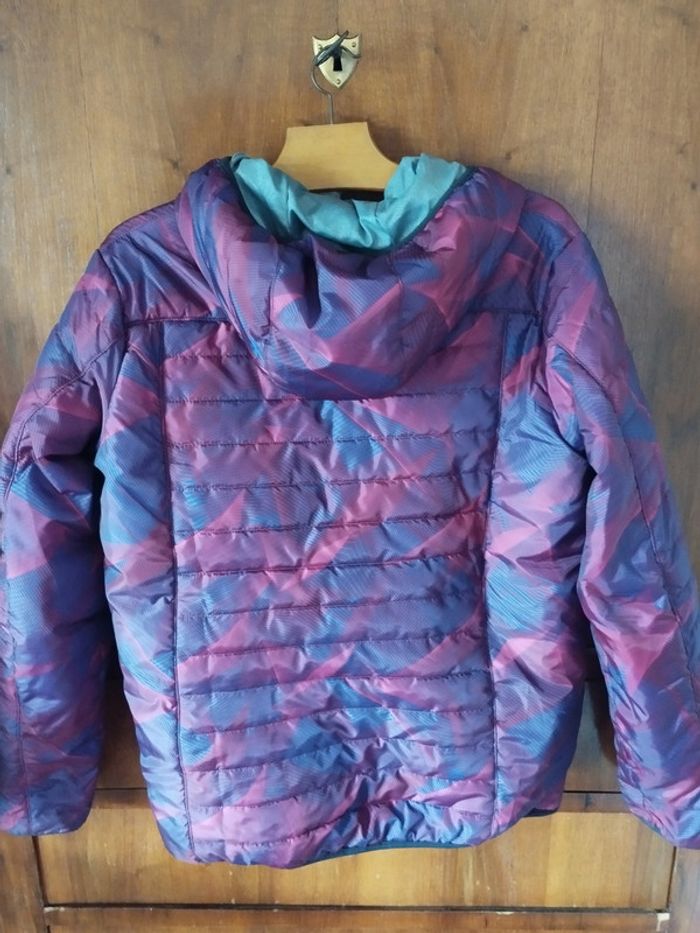 💜 Doudoune de randonnée - MH500 - violet print - 14 ans - Décathlon 💜 - photo numéro 2