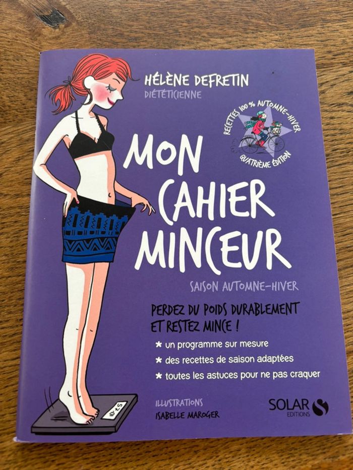 Livre « mon cahier minceur «