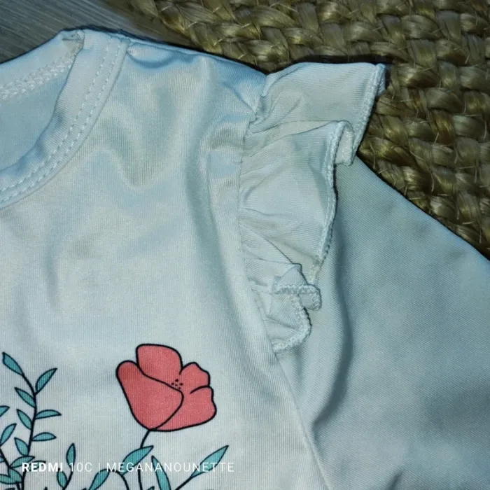 🌼 Robe fille 4 ans Little Wildflower – Fleurie & manches longues - photo numéro 4