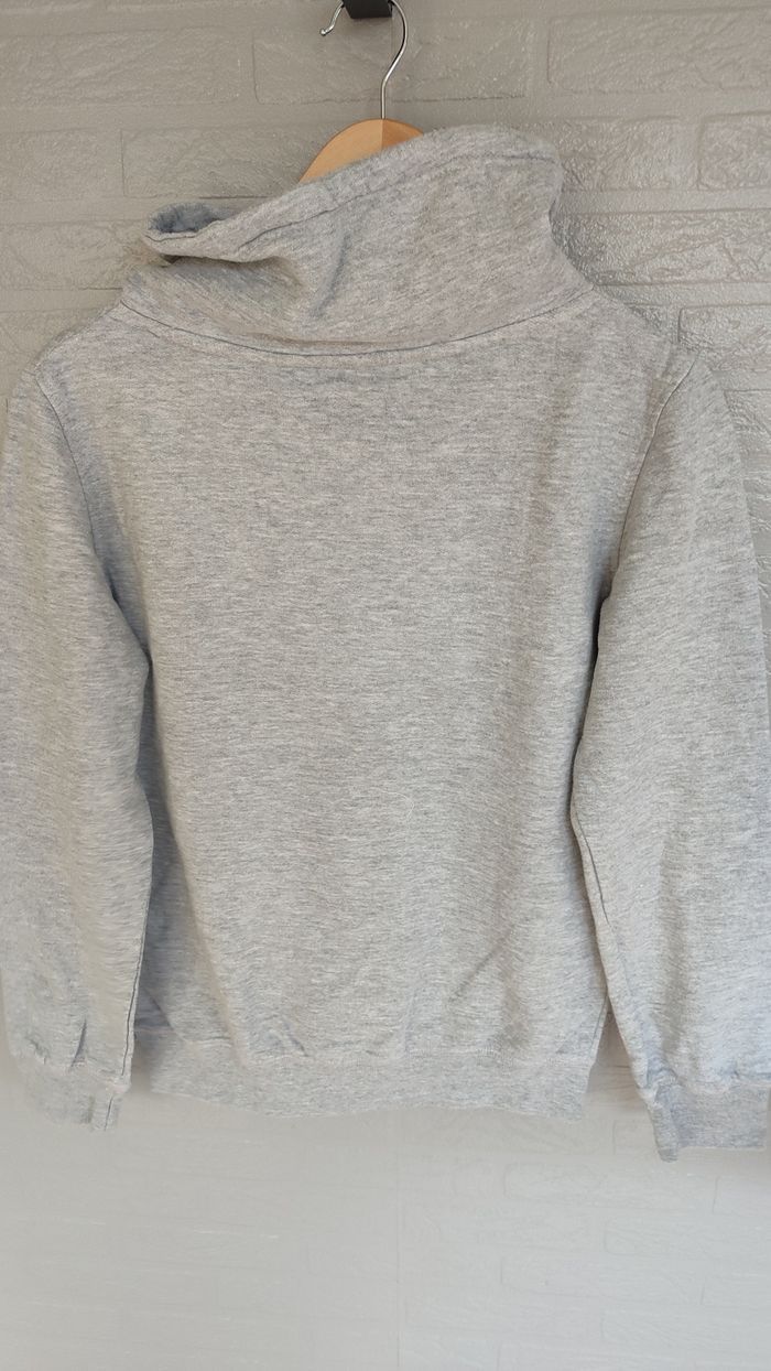Sweat a col t 14 ans gris - photo numéro 3
