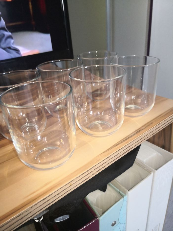 6 verres gobelet - photo numéro 2