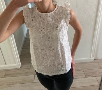 Blouse Monoprix broderies anglaises