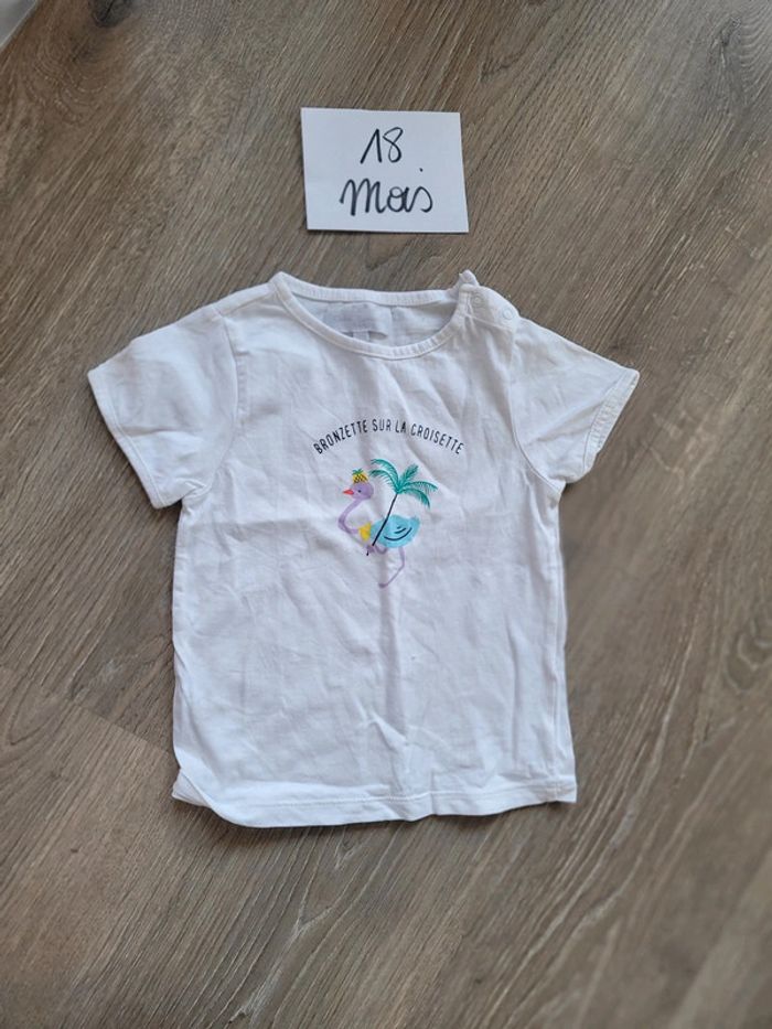 Tee shirt cadet rousselle 18 mois