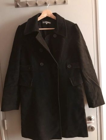 Manteau Étam velours ras noir