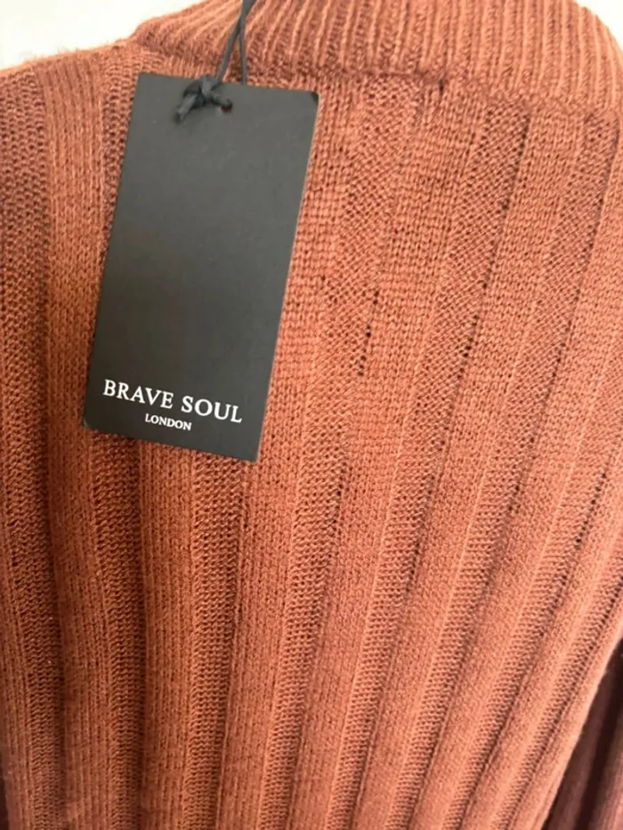 Robe pull femme marron Brave soul taille XS - photo numéro 6
