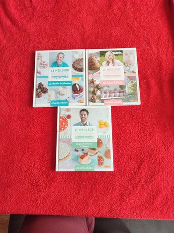 Lot de livre le meilleur pâtissier