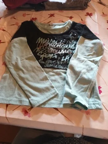 Tee-shirt manches longues fille 5 ans