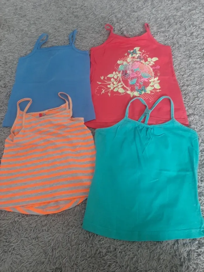 Lot tee shirt à brides