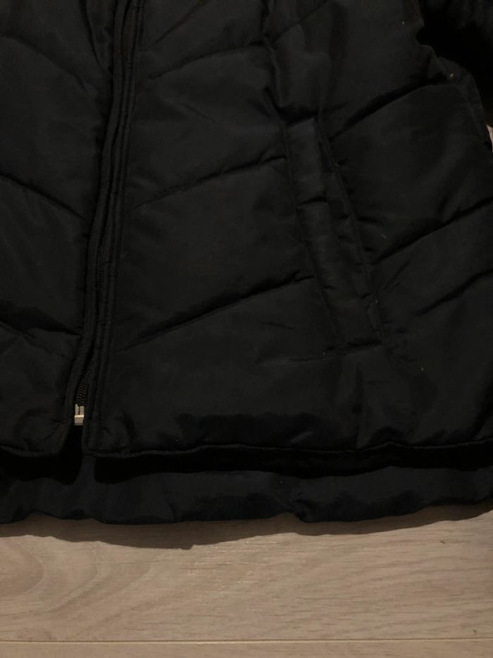 Veste noire style motard matelassé - photo numéro 2