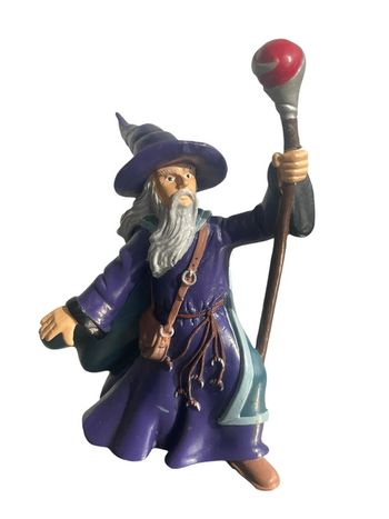 Figurine magicien Merlin l’enchanteur Bullyland 10 cm