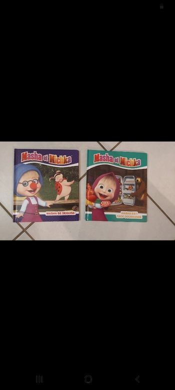 Lot 2 livres Masha et Michka