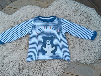 T-shirt manches longues rayé