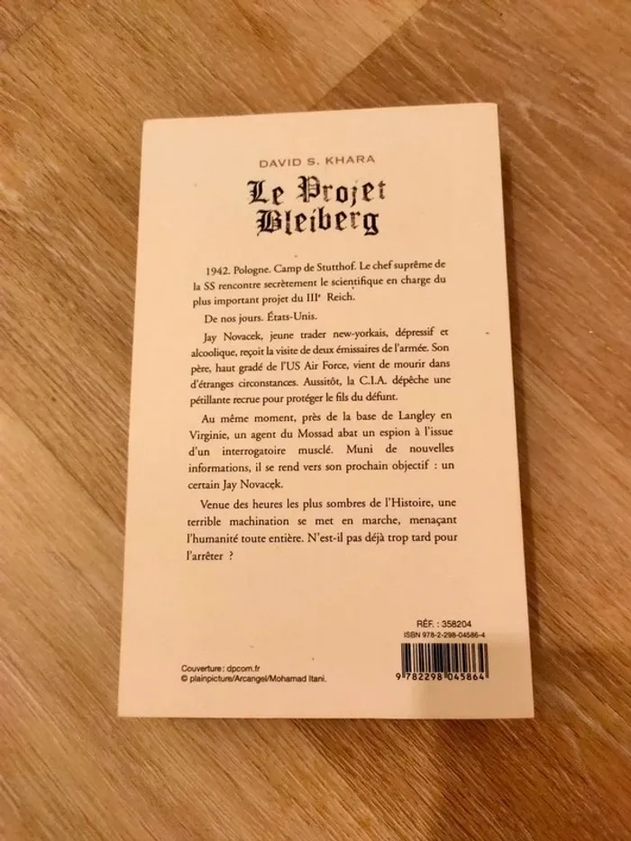 Le projet Bleiberg, David S. Khara - photo numéro 2