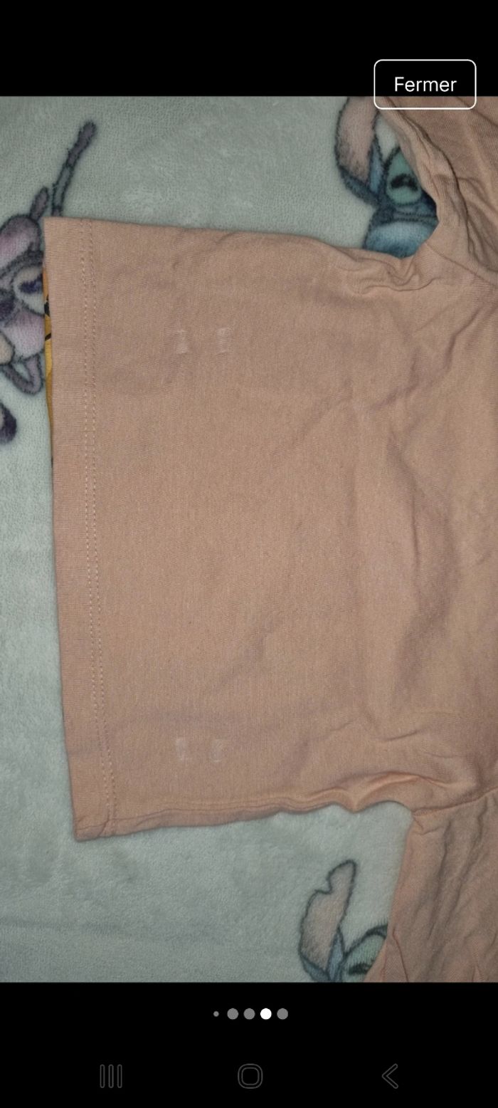 Tee-shirt manche longue bambi 3 mois en bon état - photo numéro 8