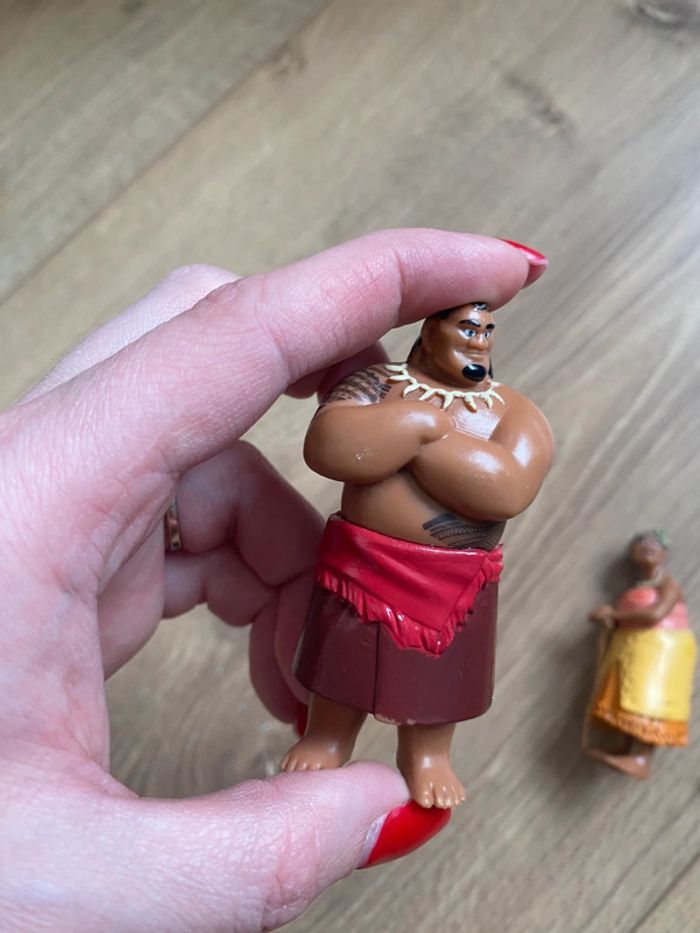 Lot de 3 figurines vaiana Disney - photo numéro 3